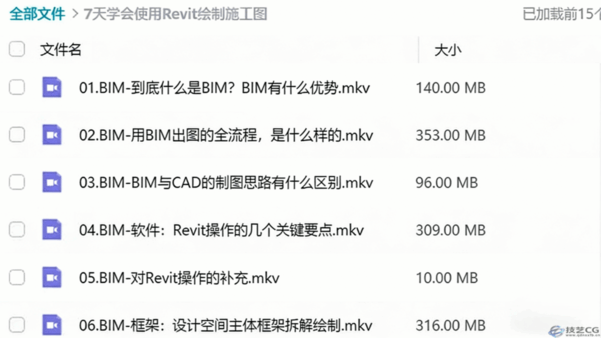 七天学会revit施工图(图1)