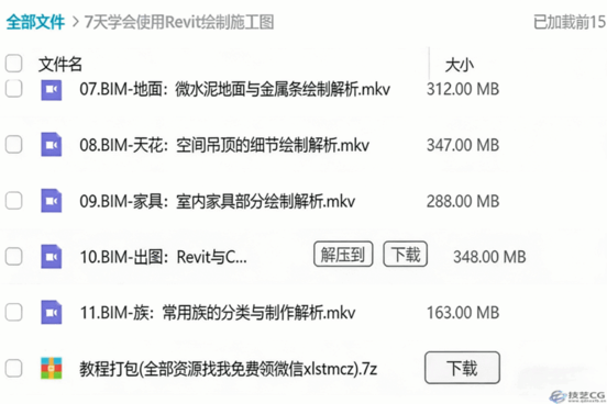 七天学会revit施工图(图2)