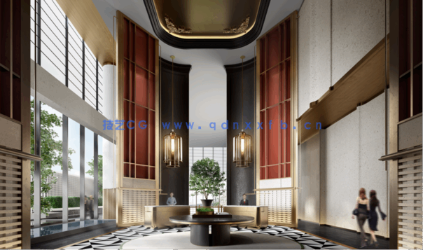 云上视觉渲染后期 max模型+psd源文件(图3)