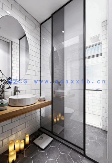 整套模型 147套卫生间模型（3Dmax源文件有材质 有场景 有灯光 ）(图2)