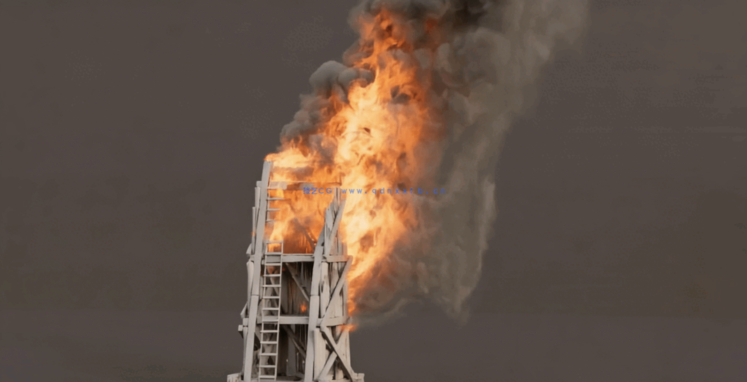 Houdini、Axiom火焰与烟雾模拟技术视频教程(图1)