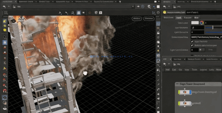Houdini、Axiom火焰与烟雾模拟技术视频教程(图2)