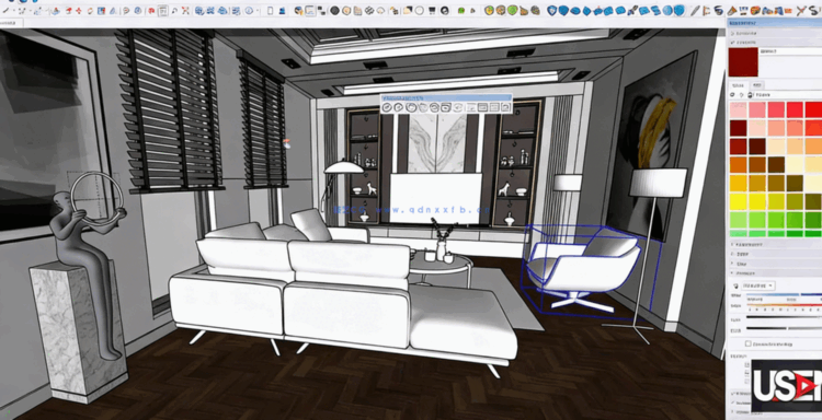 SketchUp与V-Ray 7室内渲染视频教程(图5)