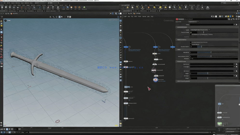 Houdini动态布料模拟专业工作流视频教程(图1)