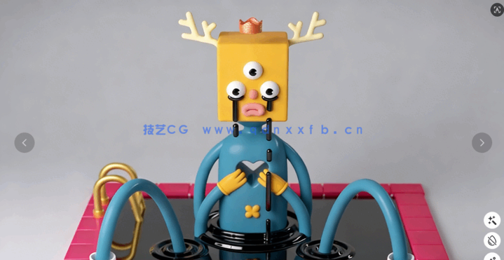 C4D栩栩如生卡通角色制作工作流程视频教程(图2)