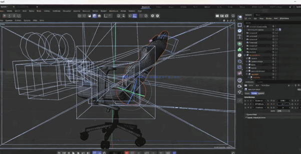 C4D与Arnold电竞座椅完整制作工作流程视频教程(图1)