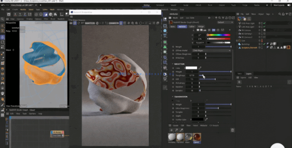 C4D与Redshift独特风格化三维艺术创作训练视频教程(图1)