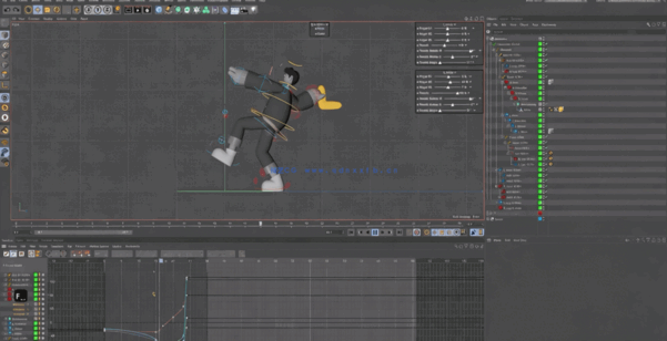 Cinema 4D角色动画完整6组实例制作训练视频教程(图3)