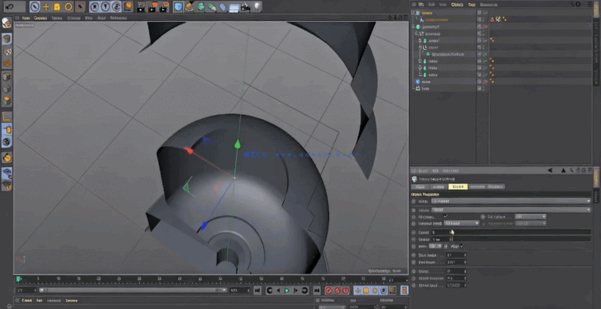 C4D体积生成器建模工作流程视频教程(图3)