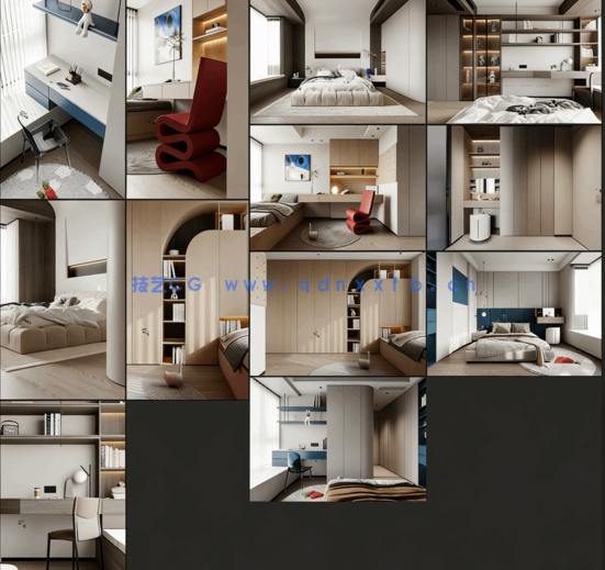 3D室内家装模型案例合集(图4)