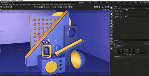 C4D与Octane惊艳循环动画制作工作流程视频教程(图3)