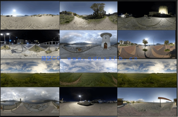 30个Poliigon出品户外天空HDRI 合集户外(图1)