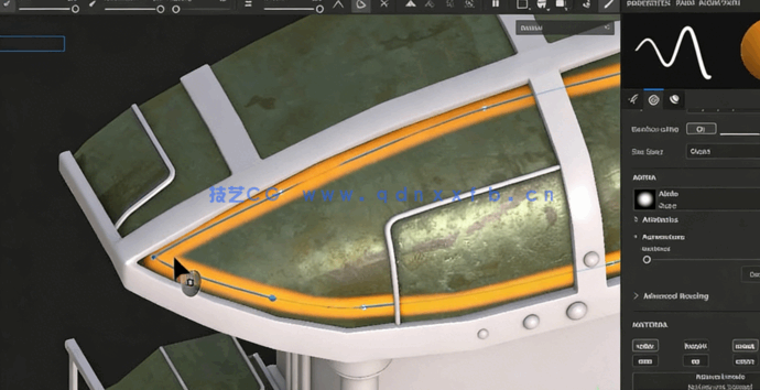 3dsmax逼真火车头建模纹理完整制作工作流程视频教程(图2)