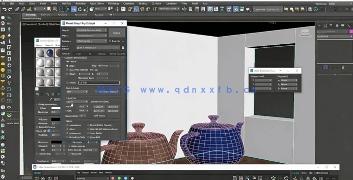 [3dsmax] 3dsmax样条曲线基础核心技术训练视频教程(图7)
