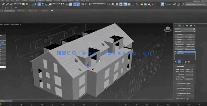 3dsmax建筑景观3D建模综合训练视频教程(图7)