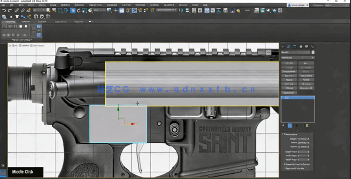 [3dsmax] 3A级游戏武器制作完整流程大师班视频教程(图4)