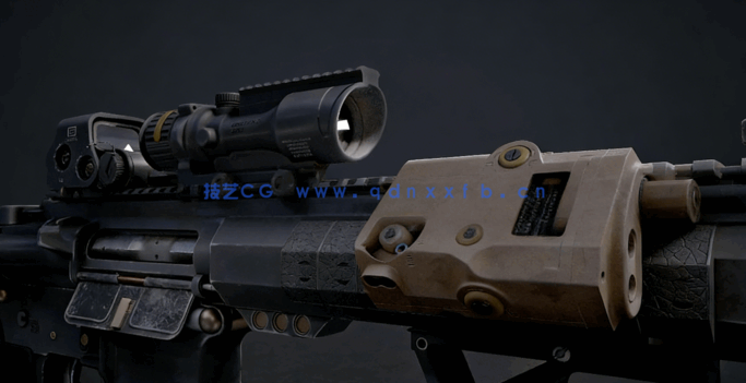 [3dsmax] 3A级游戏武器制作完整流程大师班视频教程(图2)