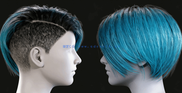 Maya与Fibershop实时制作3A级游戏角色头发视频教程(图3)