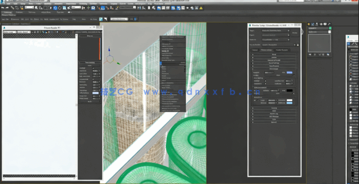 3dsmax中FStorm开放式厨房可视化渲染技术视频教程 (图1)