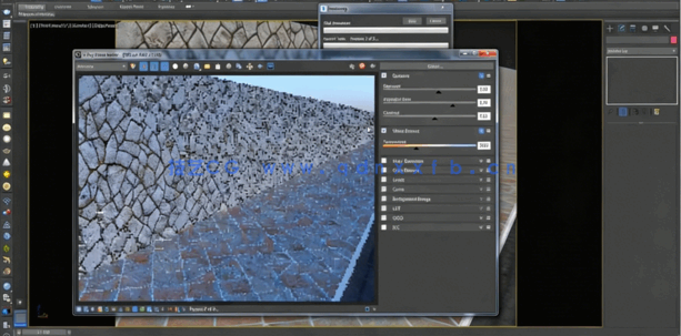 3dsmax与Vray无缝纹理实例制作训练视频教程(图1)
