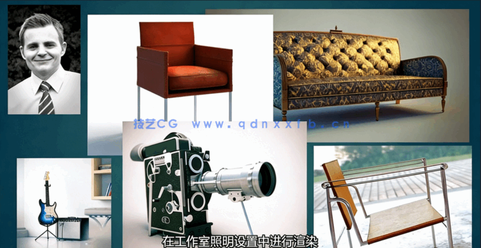 3dsMax高精度家具模型实例制作视频教程(图1)