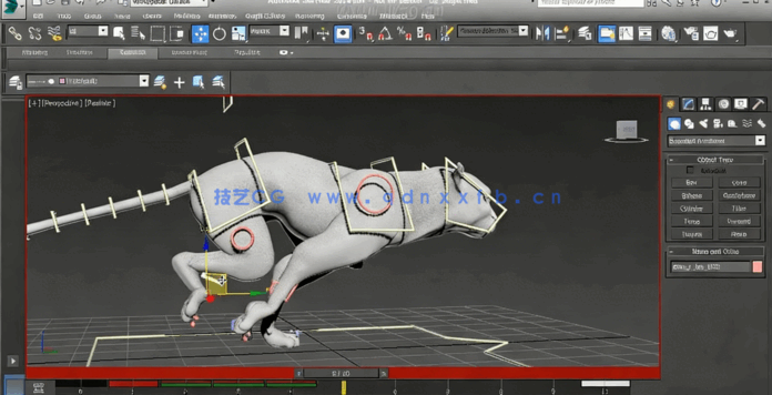 3dsMax四足动物动画高效技术制作视频教程(图3)