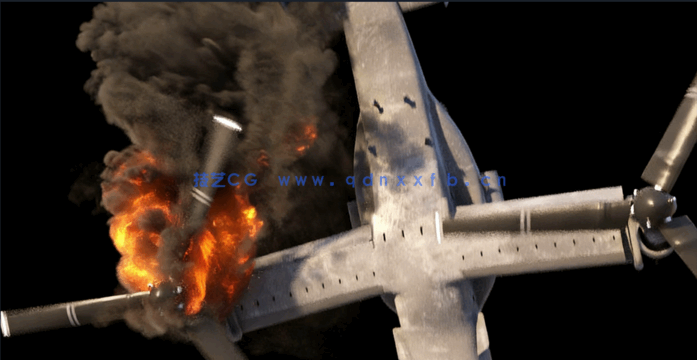 [3dsmax] Phoenix FD火焰烟雾特效场景实例制作视频教程(图1)