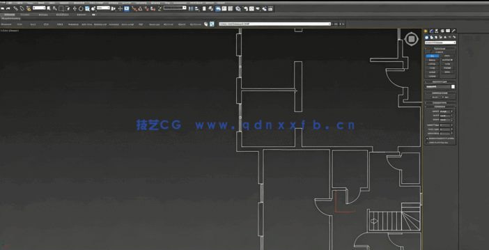 [3dsmax] 3dsmax精准定制房屋平面图室内设计视频教程(图3)