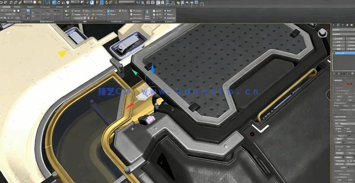 [3dsmax] 3dsMax科幻穿梭机建模与纹理制作视频教学(图3)