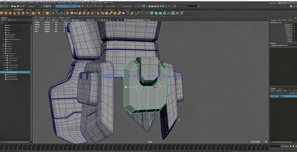 Maya高达机器人建模完整制作流程视频教程(图1)