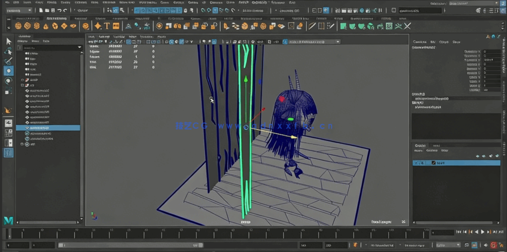 Maya恐怖角色完整实例制作流程视频教程(图3)