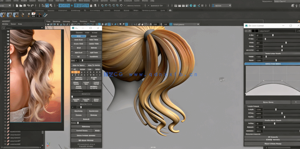 Maya与UE逼真人物头发制作工作流程视频教程(图2)