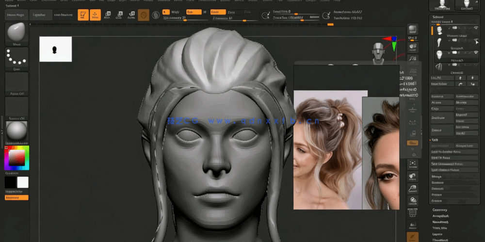  Maya与UE逼真人物头发制作工作流程视频教程(图6)