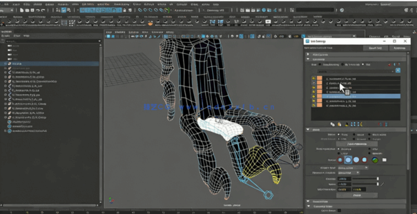 Maya猎豹四足动物骨骼绑定动画视频教程(图4)