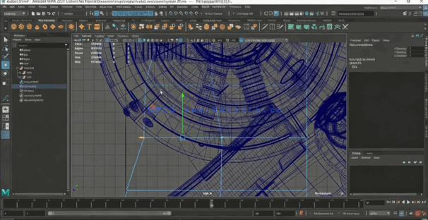 Maya机器人角色建模渲染技术训练视频教程(图4)