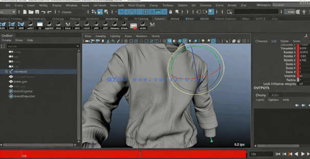 Maya中Ziva VFX人体骨骼组织模拟动画视频教程第二季 (图5)