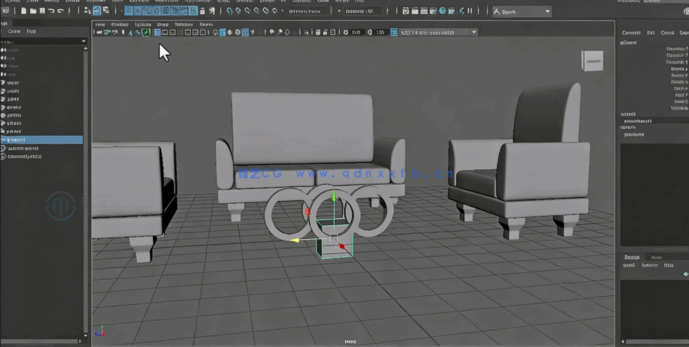  Maya客厅家具3D室内设计技术训练视频教程(图5)