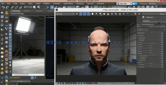 3ds Max与V-Ray照明渲染技术工作流程视频教程(图2)