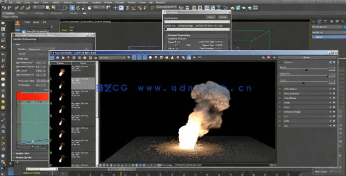 PhoenixFD火烟雾流体模拟3DsMax插件使用技术视频教程(图2)