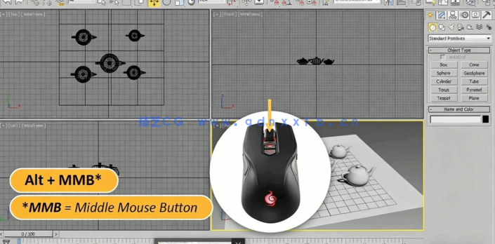 3dsmax初学者建模基础训练视频教程 (图3)