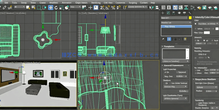 3dsMax高级灯光照明技术训练视频教程 3ds Max Advanced(图4)