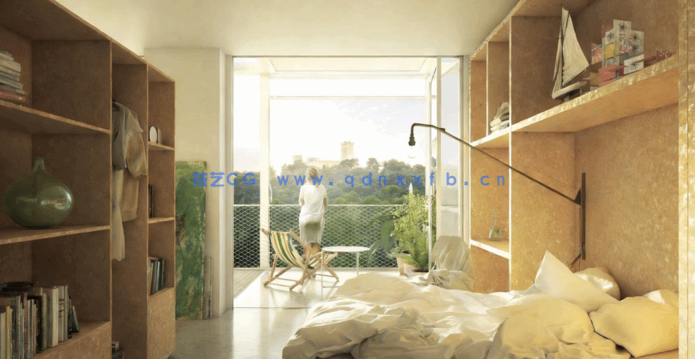 3dsmax逼真建筑空间表现技术视频教程(图5)