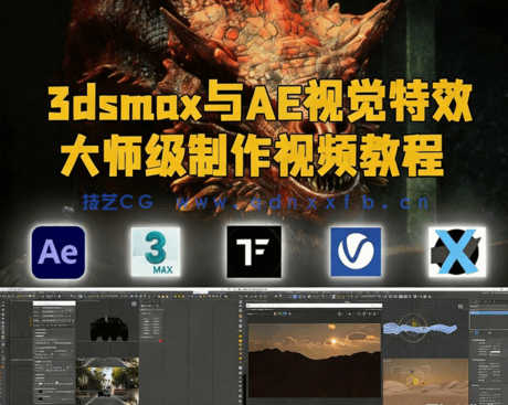 3dsmax与AE视觉特效大师级制作视频教程(图1)