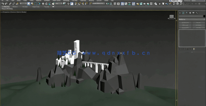 3dsmax顽皮狗大师教你构建风格化游戏环境场景完整制作工作流程视频教程(图4)