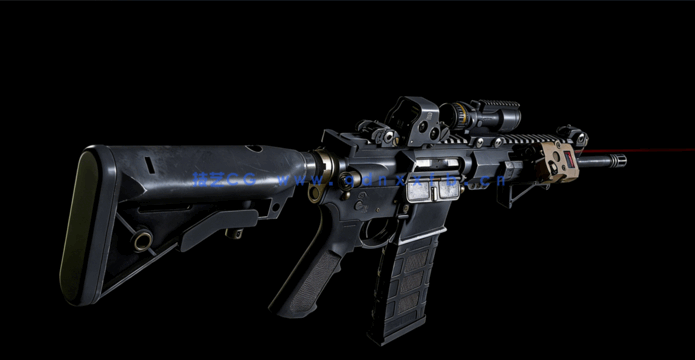 3dsMax制作3A级游戏武器完整工作流程视频教程(图4)