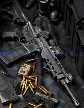 3dsMax制作3A级游戏武器完整工作流程视频教程(图5)