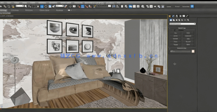 [3dsmax] 3dsmax中Vray渲染技术快速入门训练视频教程(图5)