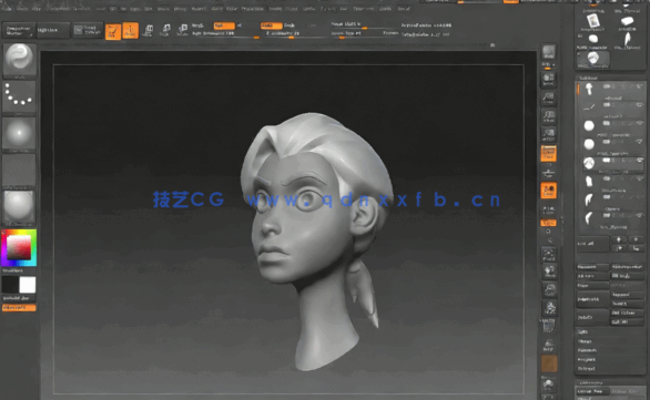 [3dsmax] 游戏女性角色完整制作实例视频教程 GUMROAD LEYLA HAND(图5)