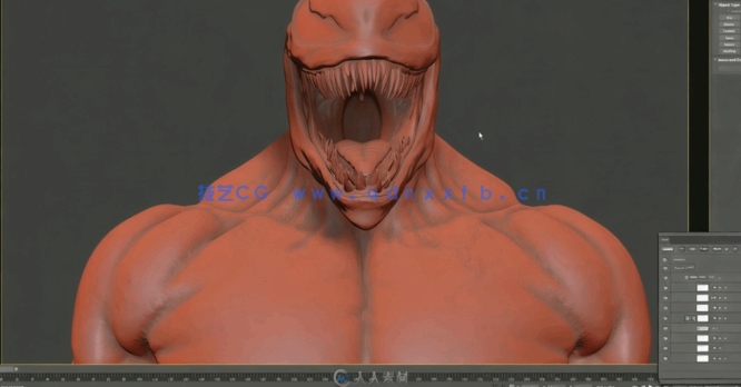 [3dsmax] 毒液DC影视角色VFX视觉特效实例制作视频教程(图2)