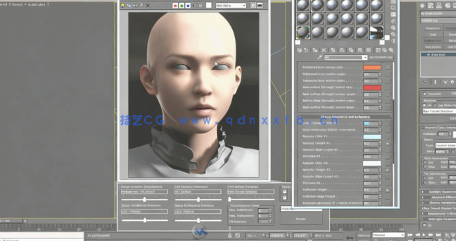 [3dsmax] 莫丽娜高级3D角色建模渲染动画视频教程 (图1)